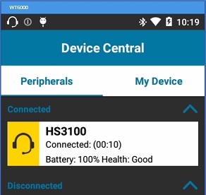 HS3100 connected