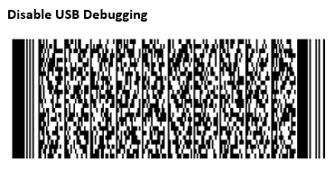 Disable USB Debugging - Zebra